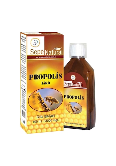Sepe Natural Propolis Sıvı Ekstresi Su Bazlı Şurup 100 ML