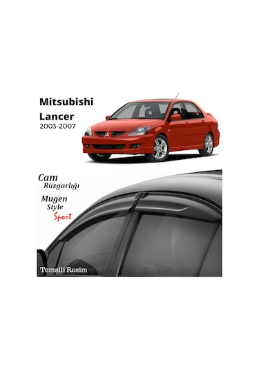 Mitsubishi Lancer Mugen Cam Rüzgarlığı 2003-2007