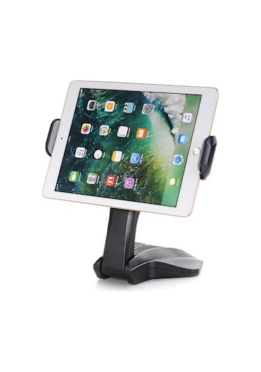Ipad Samsung Üniversal Masaüstü Tablet Standı 360° Ayarlanabilir Siyah