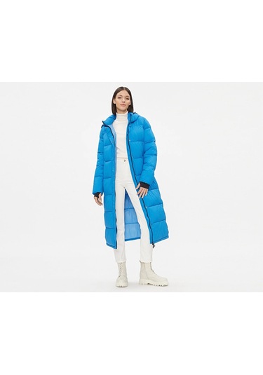 Only Onlann Premium Puffer Coat Kadın Günlük Mont 15287913-dırectoıre-blue Mavi