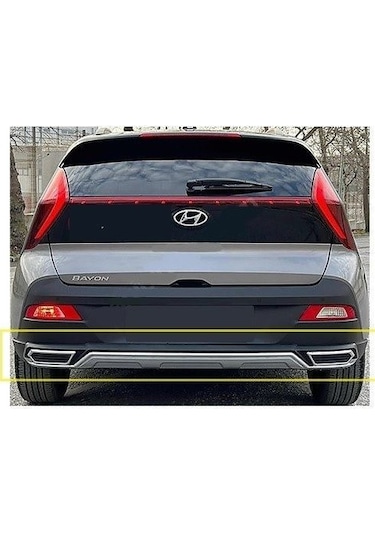 Autogp Hyundai Bayon Ön Ve Arka Tampon Koruması Difüzör 2021+ Agp-hy-byn12