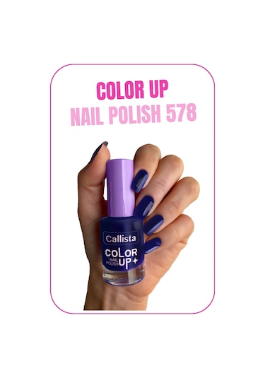 Callista Color Up Nail Polish Oje 578 Thunder Storm - Mavi