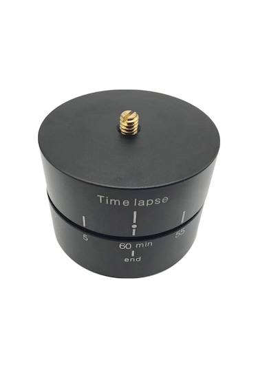 Cbtx Zaman Lapse 360 Derece Otomatik Döndür Kamera Platformu Gopro Hero 6/5/4/3 Uyumlu Tripod Kafa Baskı, Xiaoyi Aksiyon Kamerası