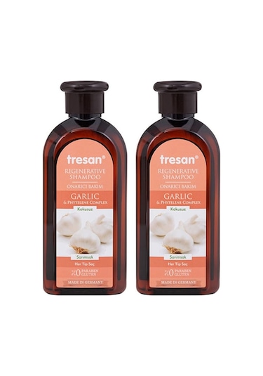 Tresan Sarımsak Onarıcı Bakım Şampuanı 2 x 300 ML
