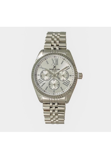 Daniel Klein Dke.1.10847-1 Exclusive Tüm Fonksiyonlar Aktif 3 Atm Suya Dayanıklı Metalik Renk Kadın Kol Saati Metalik