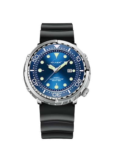 AtlasX Diver Quartz 100M Su Geçirmez Tasarım Erkek Kol Saati