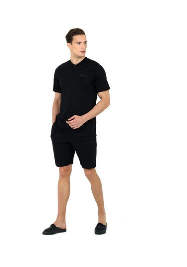 D's Damat 23003 Saten Biyeli Patlı 5'li Rob. Set Siyah