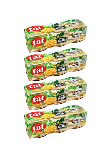 Tat Mısır 3x210 Gr X 4 Adet
