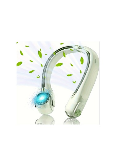 Taşınabilir Askılı Boyun Vantilatörü Klimasız Yeşil,