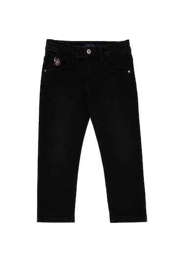 U.s. Polo Assn. Erkek Çocuk Siyah Pantolon Jean 50308272-dn0027 Black