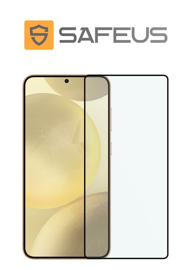 Safeus Tam Kaplayan Parmak İzi Bırakmayan Safir Ekran Koruyucu Cam , Samsung S24 Plus İle Uyumlu