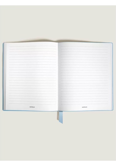 Montblanc Saffiano Deri Açık Mavi Büyük Boy Defter 135030