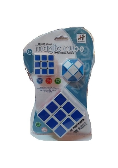 Magic Cube Zeka Küpü 3 Lü Set