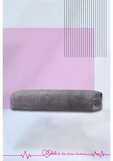 1 Adet 50x90 Pamuk Havlu, Premium Havlu, Spor Havlusu, Fitness Havlusu, Berber Kuaför Havlusu Gri