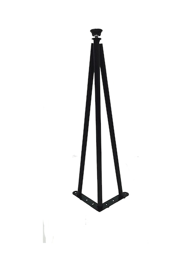 Dekoratif Metal Boru Firkete Sehpa Ayağı 41 CM - 1 Adet