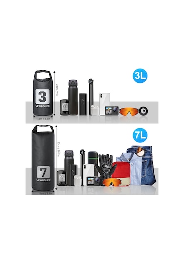 Geeksen Newboler Bisiklet Çatal Çantası 3l Siyah + Montaj Demiri - Nylon+tpu Su Geçirmez - Dağ Yolları Uzun Seyahatler İçin - 1 Set Paket Çok Renkli