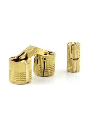 Silindir Masa Menteşesi Pirinç 12mm (2 Adet)