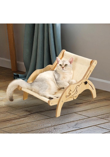 Suntek Kedi Şezlong Hamak Yatak Kediler Yükseltilmiş Rahat