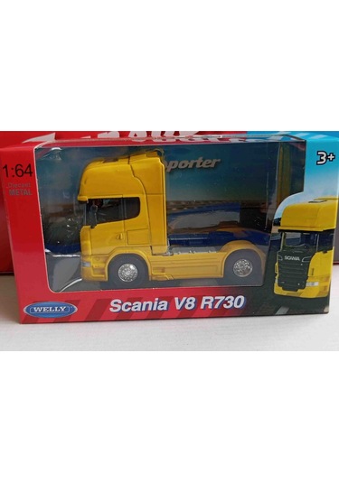 Scania V8 R730 1:64 Ölçekli Tır Çekici Sarı