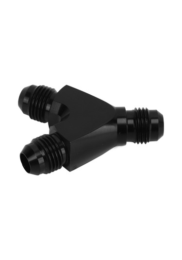 Yakıt Hortumu İçin Evrensel Bağlantı Ayırıcı Siyah Eloksal Kaplama Sızdırmaz Y Adaptörü 6an Diğer