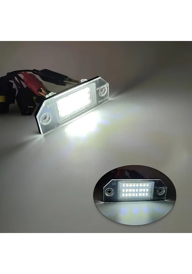 Xuweiwei Ford Focus Mk2 C-max İçin 2 Adet Led Plaka Işığı İki Set Hata Yok 6500k