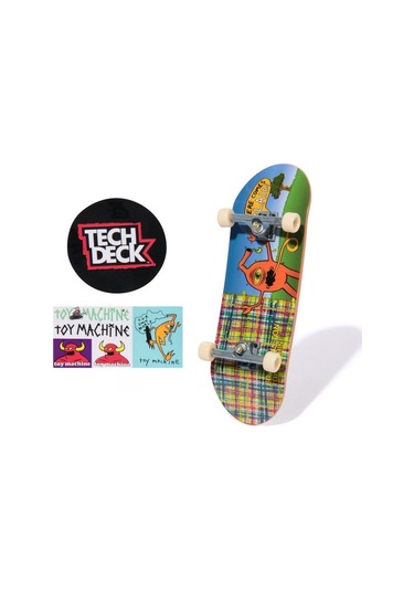 Tech Deck Toy Machine Ed Templeton Karakter Grafik Parmak Kaykay