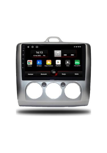 Avaydel Ford Focus 2 Android Carplay Multimedya 2007-2011 Manuel Klima 8GB RAM + 128GB Hafıza + 4 Çekirdek