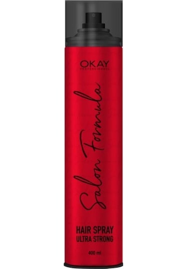 Okay Salon Formula Ultra Strong Saç Spreyi 400 ML