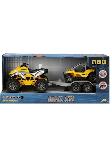 Sunman Maxx Wheels Süper Atv Sesli Ve Işıklı Sürtmeli Araçlar Renkli