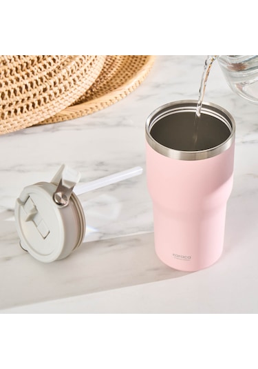Karaca Star Ice Çelik Sızdırmaz Termos 550 ML Pembe