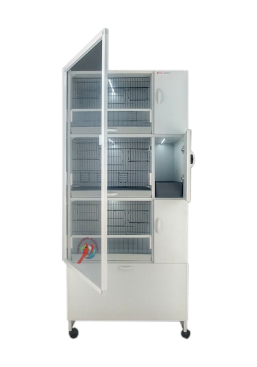 İstanbul Kafes Model 3Dy Pvc Kuş Dolabı