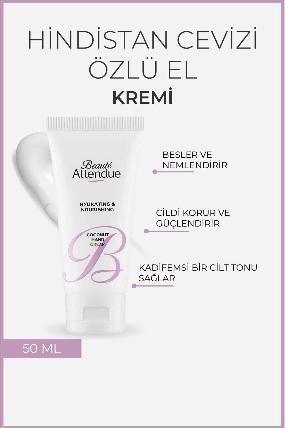 Nemlendirici Ve Besleyici El Kremi Hindistan Cevizi