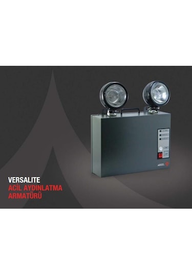 Arsel Dali Versalite Led VSL226/1 Acil Aydınlatma Armatürü Kesint Siyah