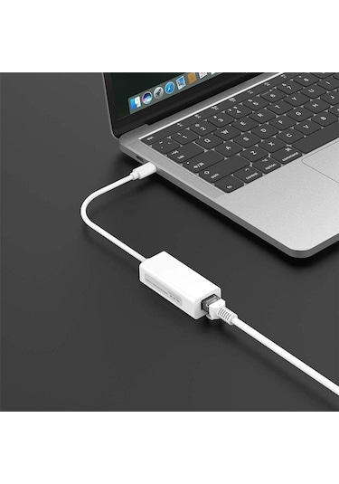 Primex Px-2131c Type-c Usb Rj45 Ethernet 10/100 Çevirici Adaptör Win10/mac/linux Tak Çalıştır