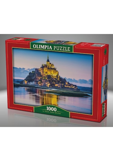 Olimpia 1000 Parça Mont Saint-Michel Manstırı Puzzle