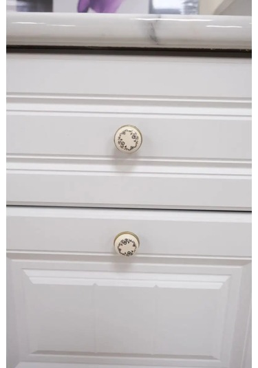 Centr Mebel'noj Furnitury Mutfak Dolapları İçin 10 Adet Bronz-krem Renkli Kulplar 141608431 Bronz Rengi