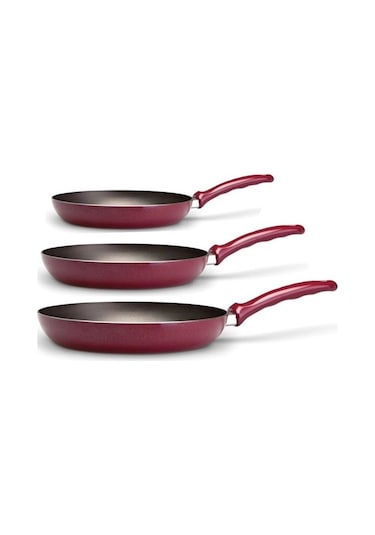 Cem Pratiko Teflon Tava Seti 3 Lü Set