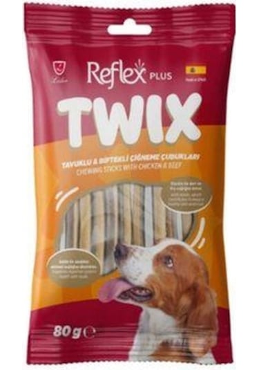 Reflex Plus Twix Tavuklu Ve Biftekli Köpek Ödül Çubuğu 80 Gr