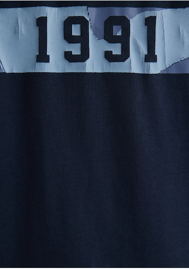 Mavi - Mavi 1991 Baskılı Lacivert Tişört 0612573-70490 Lacivert