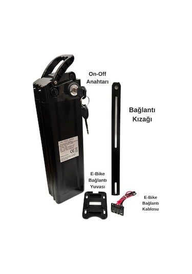 Rks Elektrikli Bisiklet Bataryası 36v 10ah Siyah
