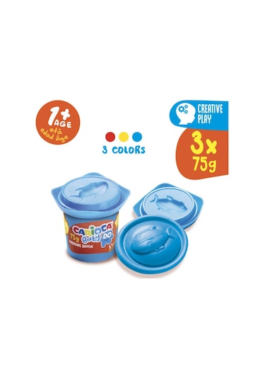 Carioca Baby Oyun Hamuru 3 Renk 75Gr 43179