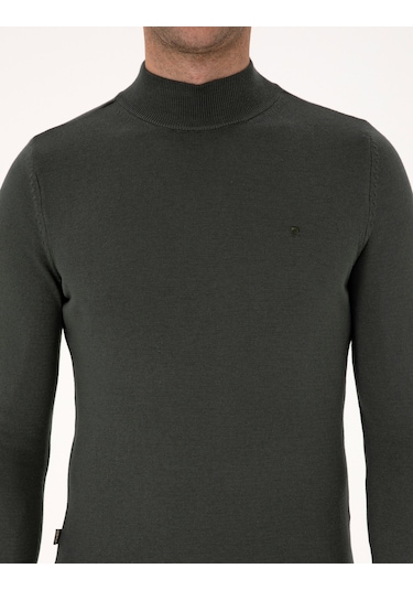 Pierre Cardin Erkek Koyu Haki Kazak /triko 50314176-vr111 Koyu Haki