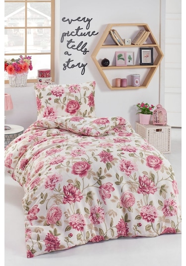 Enlora Home Junior Nevresim Seti Tek Kişilik Care Pembe