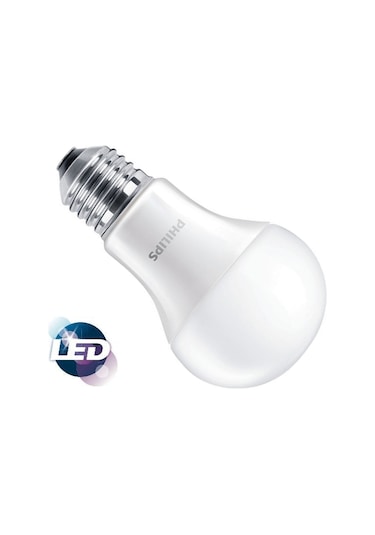 Philips 8.5W 60W Eş Değer Led Ampul Dim Edilebilir 2700K Sarı 10 Adet-8.5W 60W