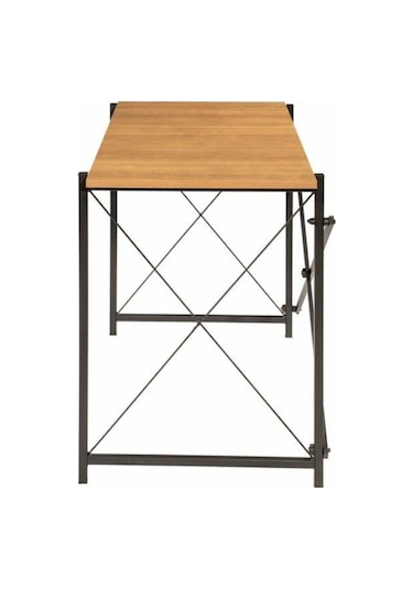 Modern Metal Ayaklı Masa 100 50 75 Cm Çok Renkli