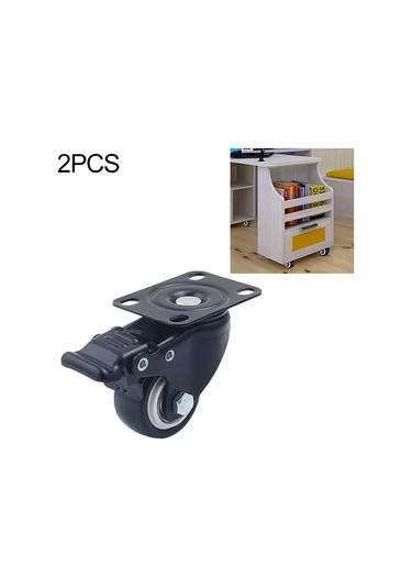 Sones 2 Adet 2 İnç Mobilya Dolap Sehpa Sessiz Evrensel Fren Tekerleği