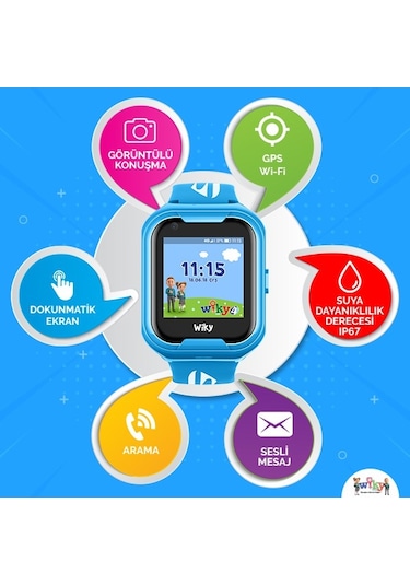 Wiky Watch 4G Görüntülü Konuşma Akıllı Çocuk Saati (Distribütör Garantili)