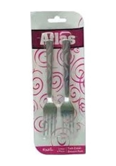 6 Parça Metal Tatlı Çatalı Go50603663930 Çok Renkli