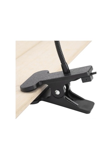 Maoyaya Usb Led Masa Lambası, Esnek Klipsli, Siyah Beyaz, Okuma Ve Çalışma Işığı Diğer