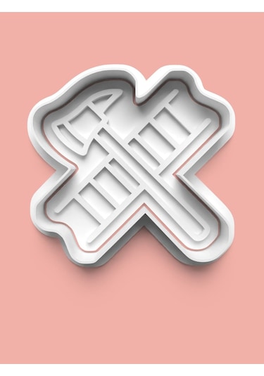 İtfaiye Temalı Kurabiye Kalıbı Ve Şeker Hamuru Kalıbı 4'lü Set Diğer